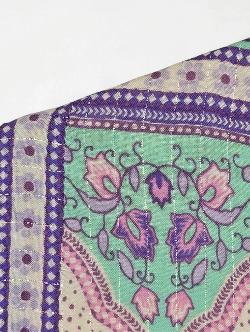 Spell And The Gypsy Peasant Top Size Small Boho Flowy Lavender Pink Silver